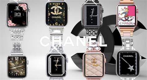 chanel apple watch|Chanel Apple Watch face.